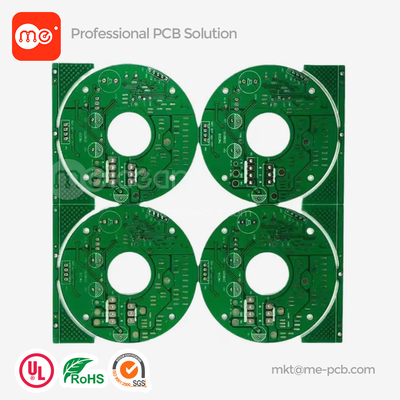 FR4 2L PCB with white soldermask OSP High Power LED Traffic Light PCB and electronic pcba