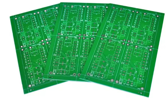 Double Layer Control Circuits Printed Circuit Board Green Soldermask FR4 Double Sided PCB