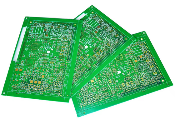Double Layer Control Circuits Printed Circuit Board Green Soldermask FR4 Double Sided PCB