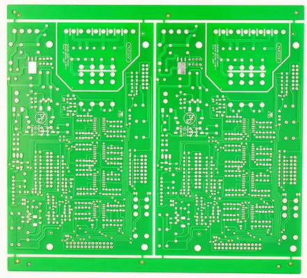 Double Layer Control Circuits Printed Circuit Board Green Soldermask FR4 Double Sided PCB