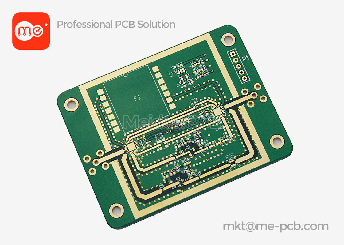 OEM PCB Circuit Board custom service 4L Impedance Control with Edge Metal Plating PCB